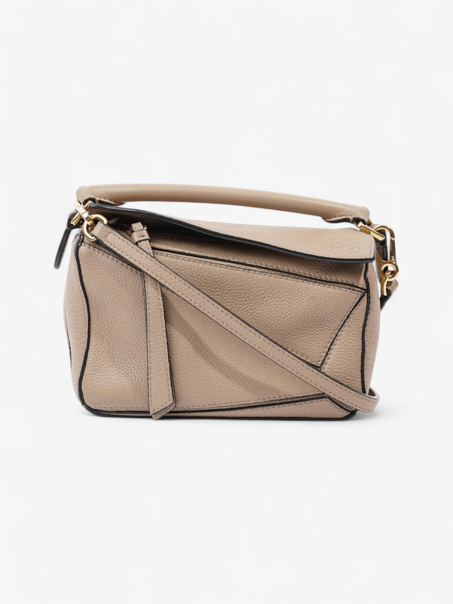 Loewe Loewe small puzzle beige Beige Leather Mini Image 1