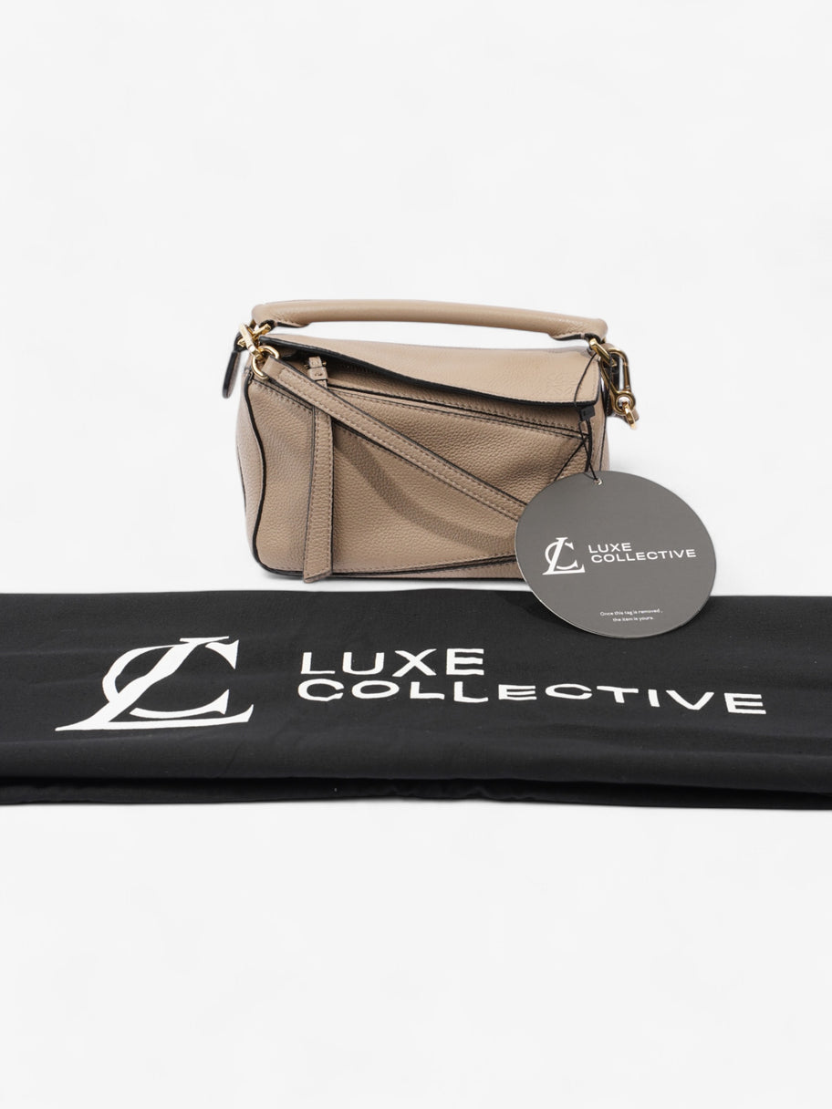 Loewe Loewe small puzzle beige Beige Leather Mini Image 10