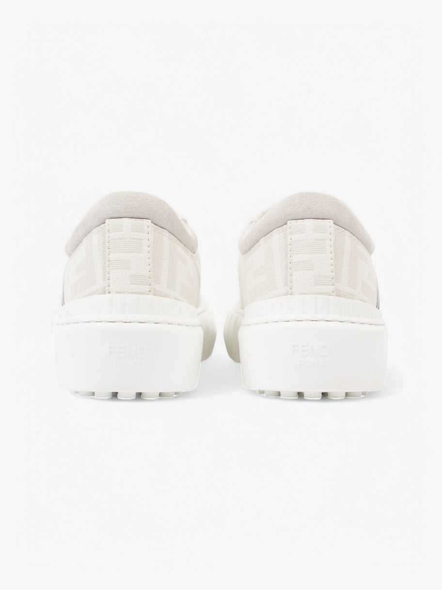 Fendi FF Rainbow Sneakers White  / Stone  / Multicolour Canvas EU 37 UK 4 Image 6