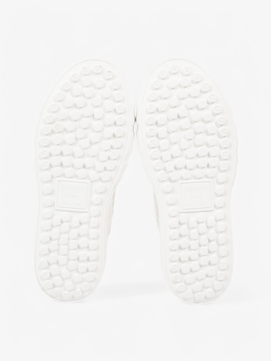 Fendi FF Rainbow Sneakers White  / Stone  / Multicolour Canvas EU 37 UK 4 Image 7