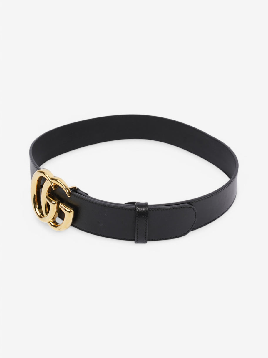 Gucci GG Marmont Belt Black / Gold Leather 75cm / 30