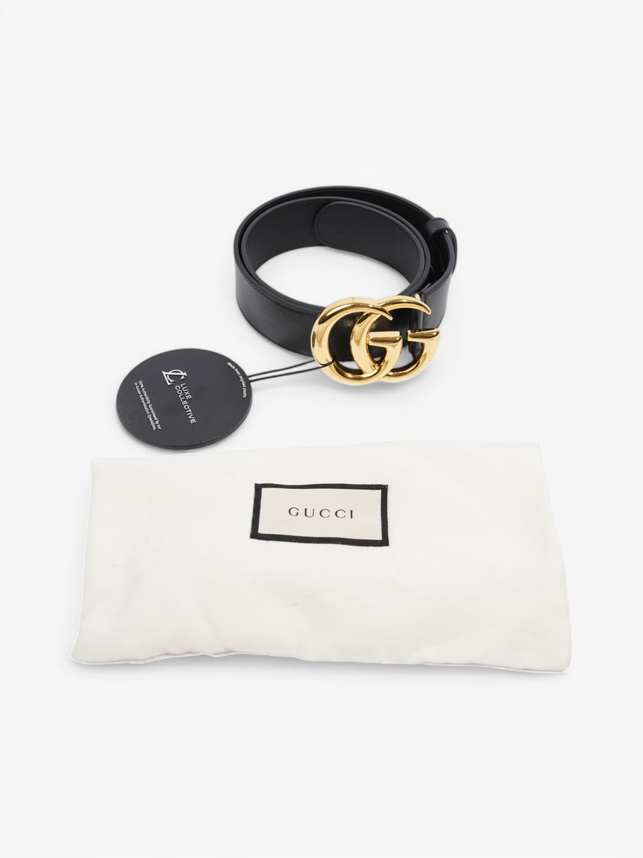 Gucci GG Marmont Belt Black / Gold Leather 75cm / 30