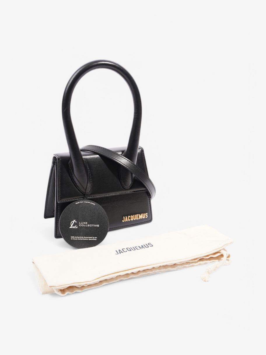 Jacquemus Le Chiquito Black Leather Moyen Image 10