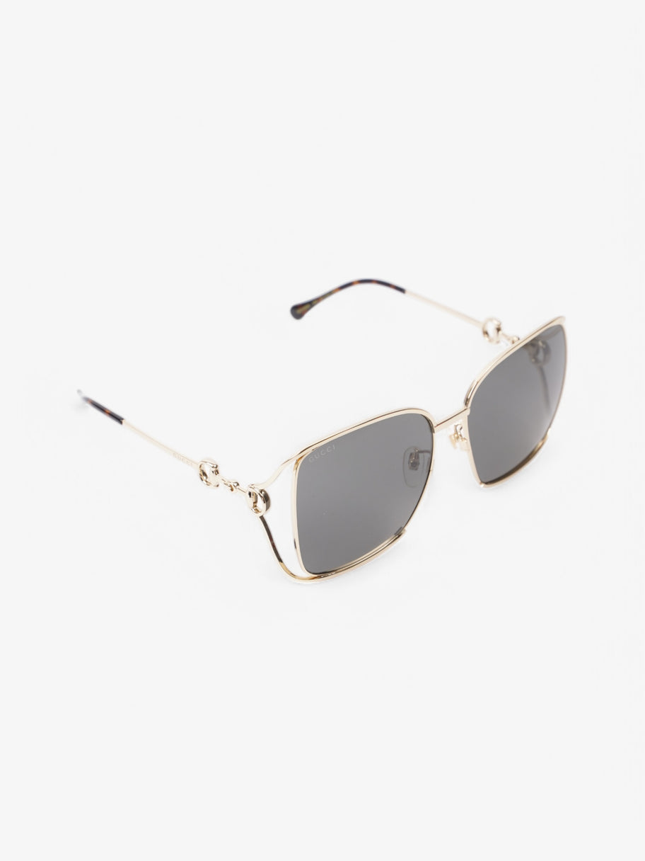 Gucci Gucci sunglasses Gold / Brown Base Metal Image 5
