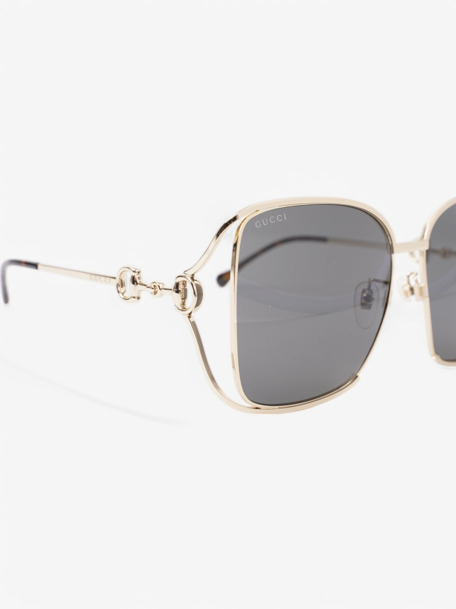Gucci Gucci sunglasses Gold / Brown Base Metal Image 6