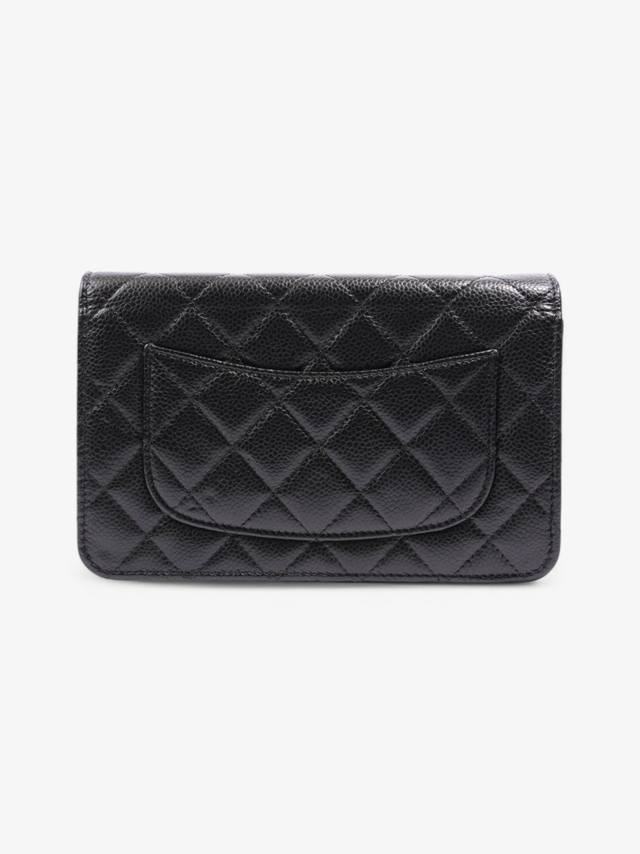 Chanel CC Wallet On Chain Black Leather Image 14