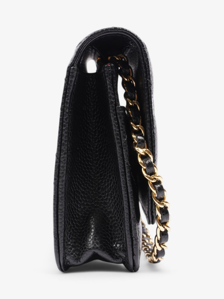 Chanel CC Wallet On Chain Black Leather Image 15