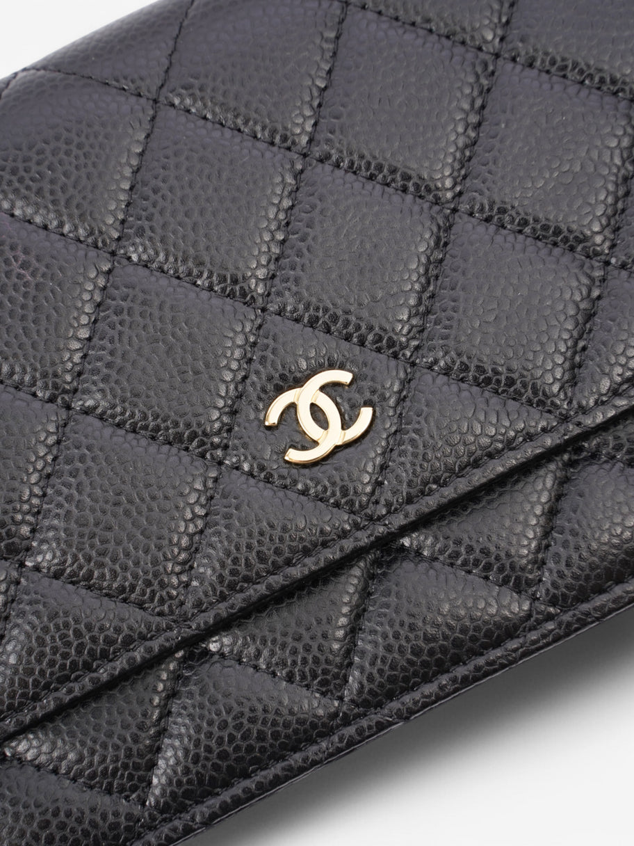 Chanel CC Wallet On Chain Black Leather Image 7