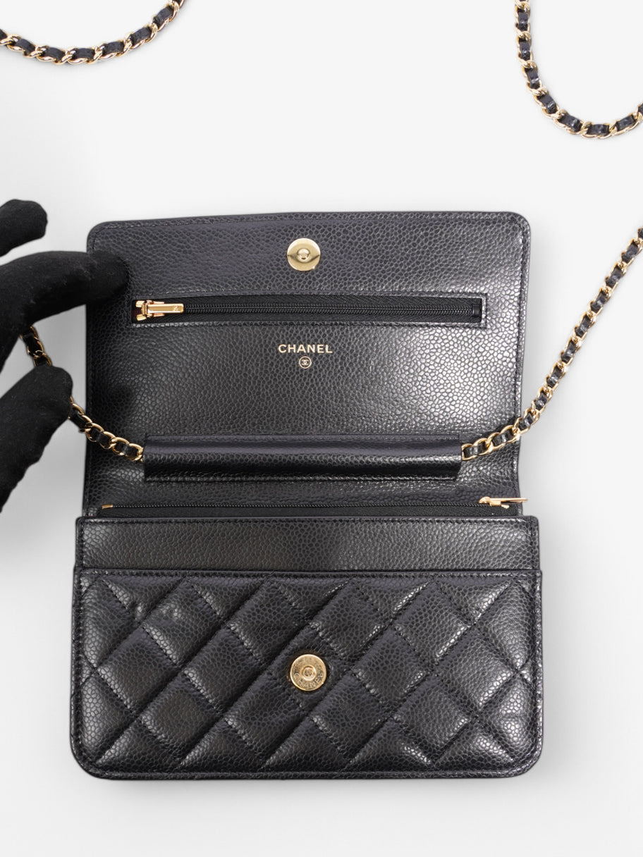 Chanel CC Wallet On Chain Black Leather Image 18