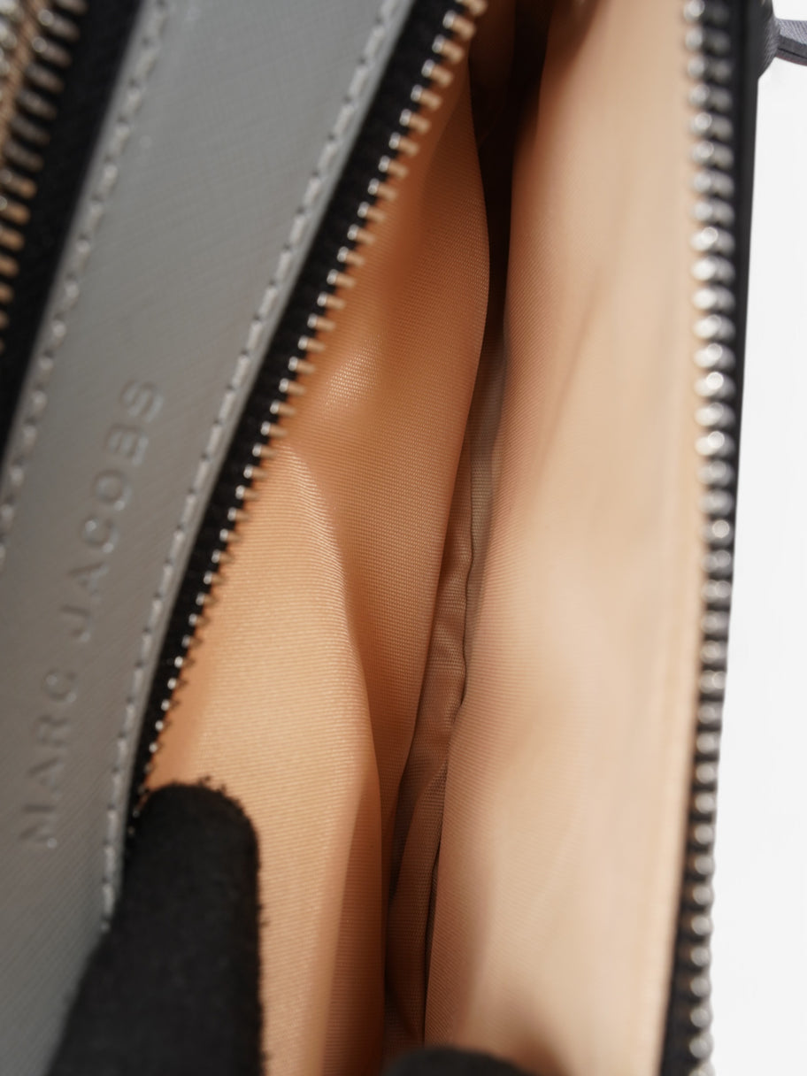 Marc Jacobs Snapshot Bag White  / Grey / Black Leather Image 7