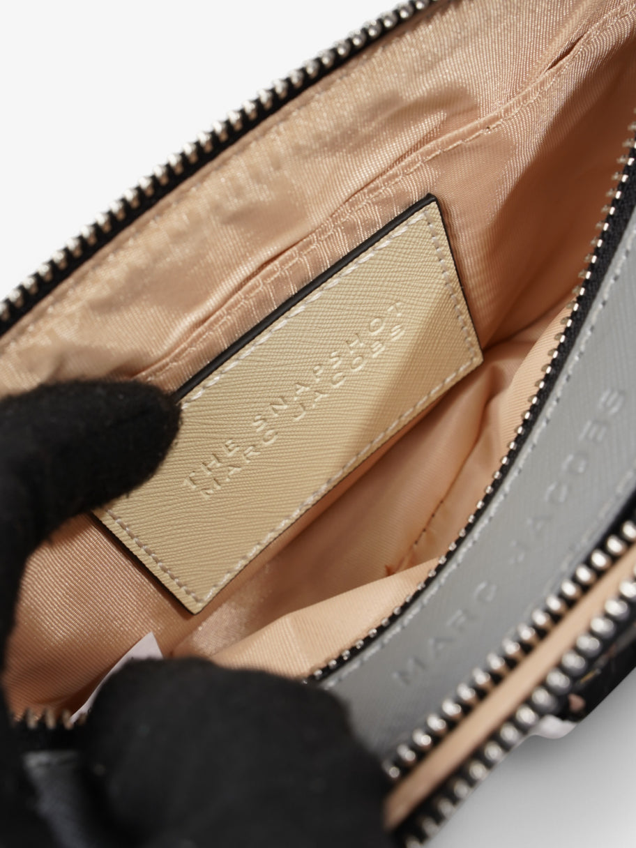 Marc Jacobs Snapshot Bag White  / Grey / Black Leather Image 8