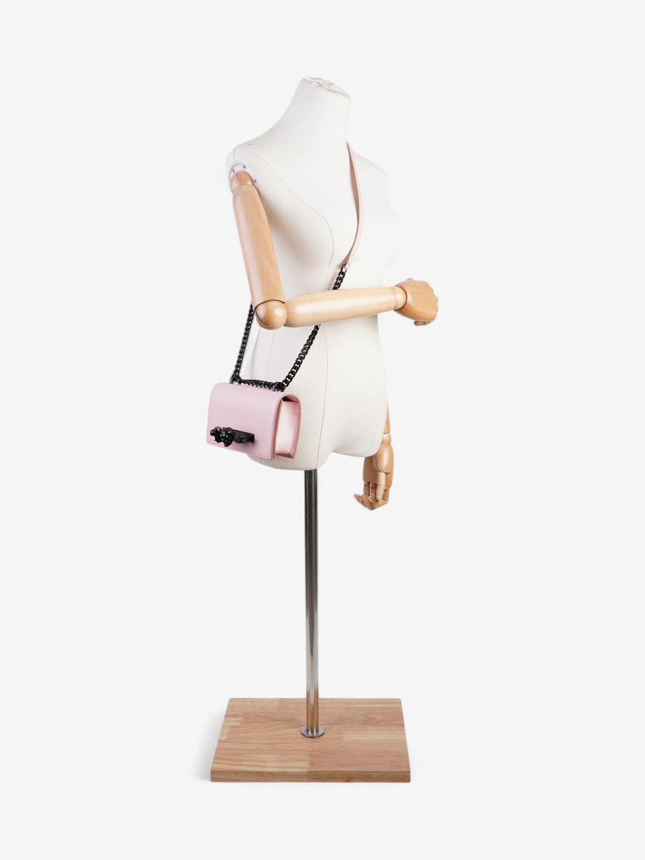 Alexander McQueen Jewelled Satchel Pink Leather Small Image 2