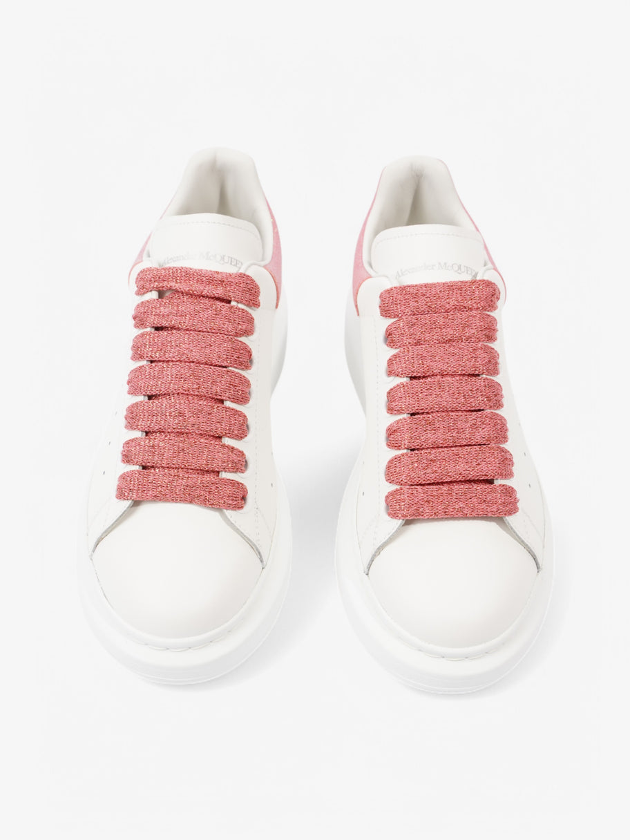 Alexander McQueen Oversized Sneakers White  / Pink Leather EU 37 UK 4 Image 8