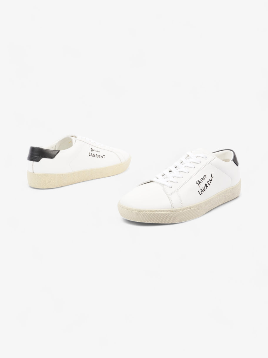 Saint Laurent Court Classic White / Black Leather EU 41 UK 8 Image 9