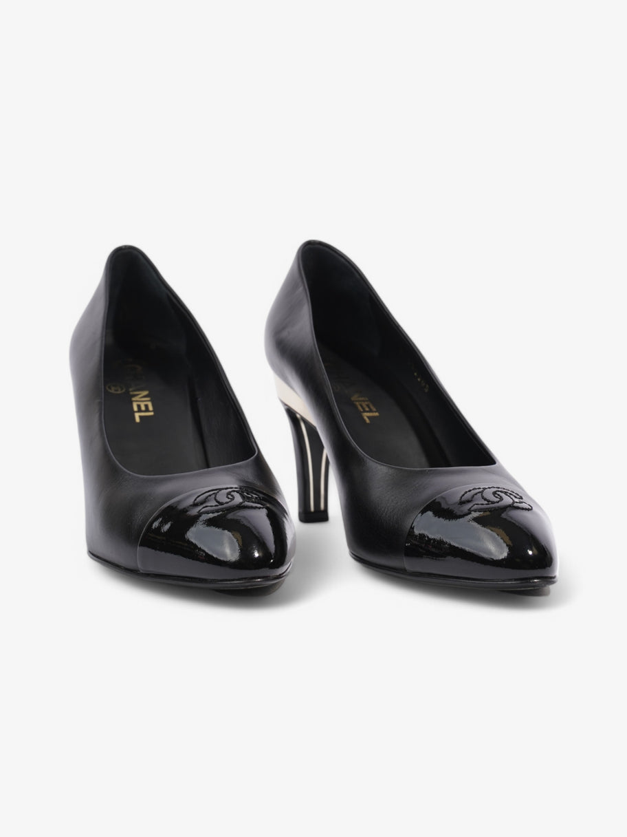 Chanel Pumps 85 Black Leather EU 39.5 UK 6.5 Image 2