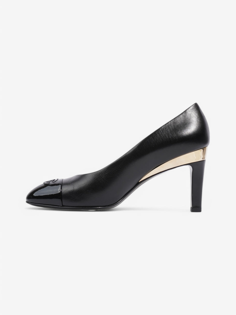 Chanel Pumps 85 Black Leather EU 39.5 UK 6.5 Image 3