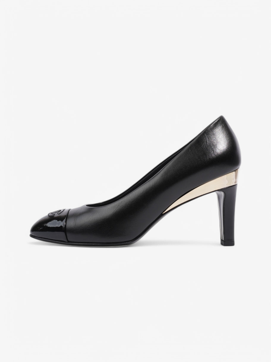 Chanel Pumps 85 Black Leather EU 39.5 UK 6.5 Image 5