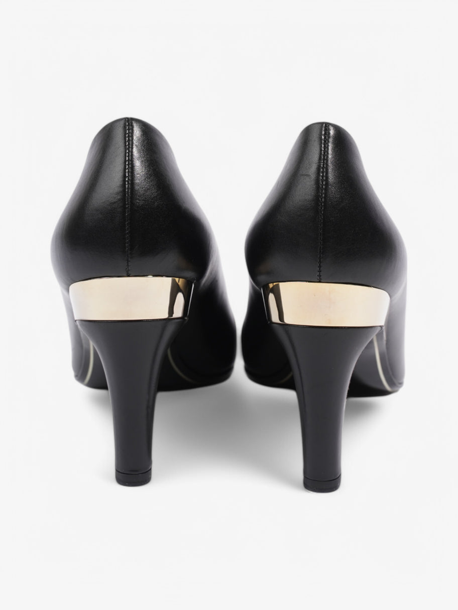 Chanel Pumps 85 Black Leather EU 39.5 UK 6.5 Image 6