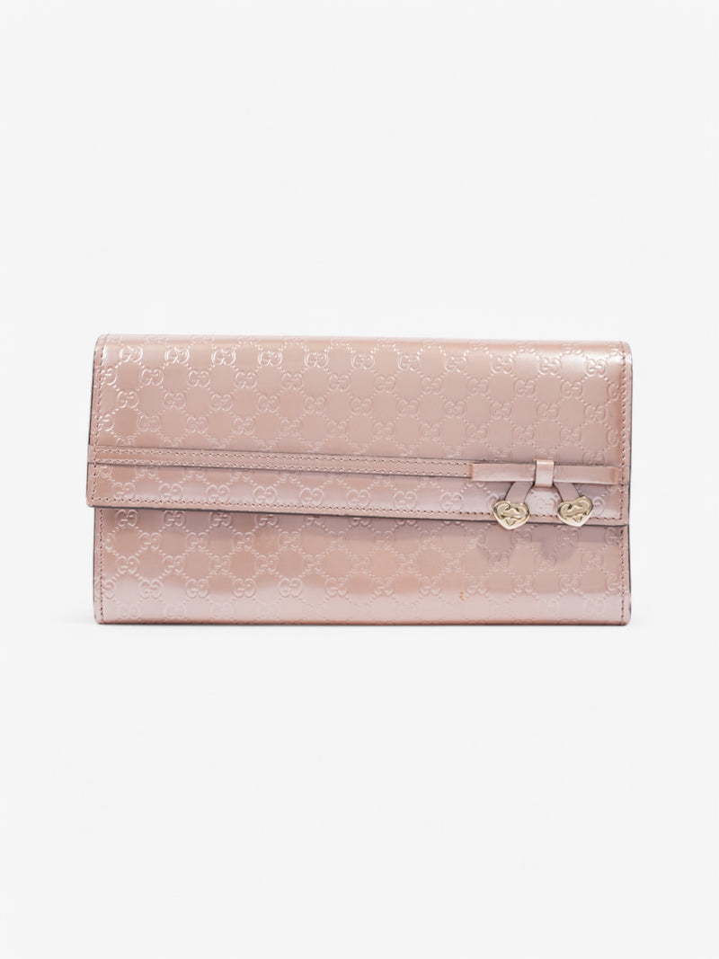  Gucci Long wallet Pink Leather