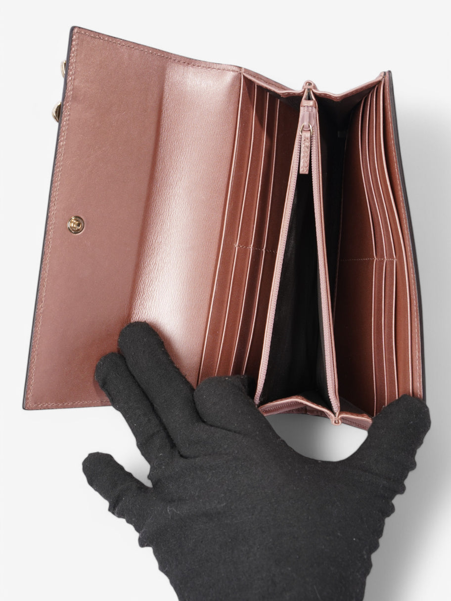 Gucci Long wallet Pink Leather Image 5