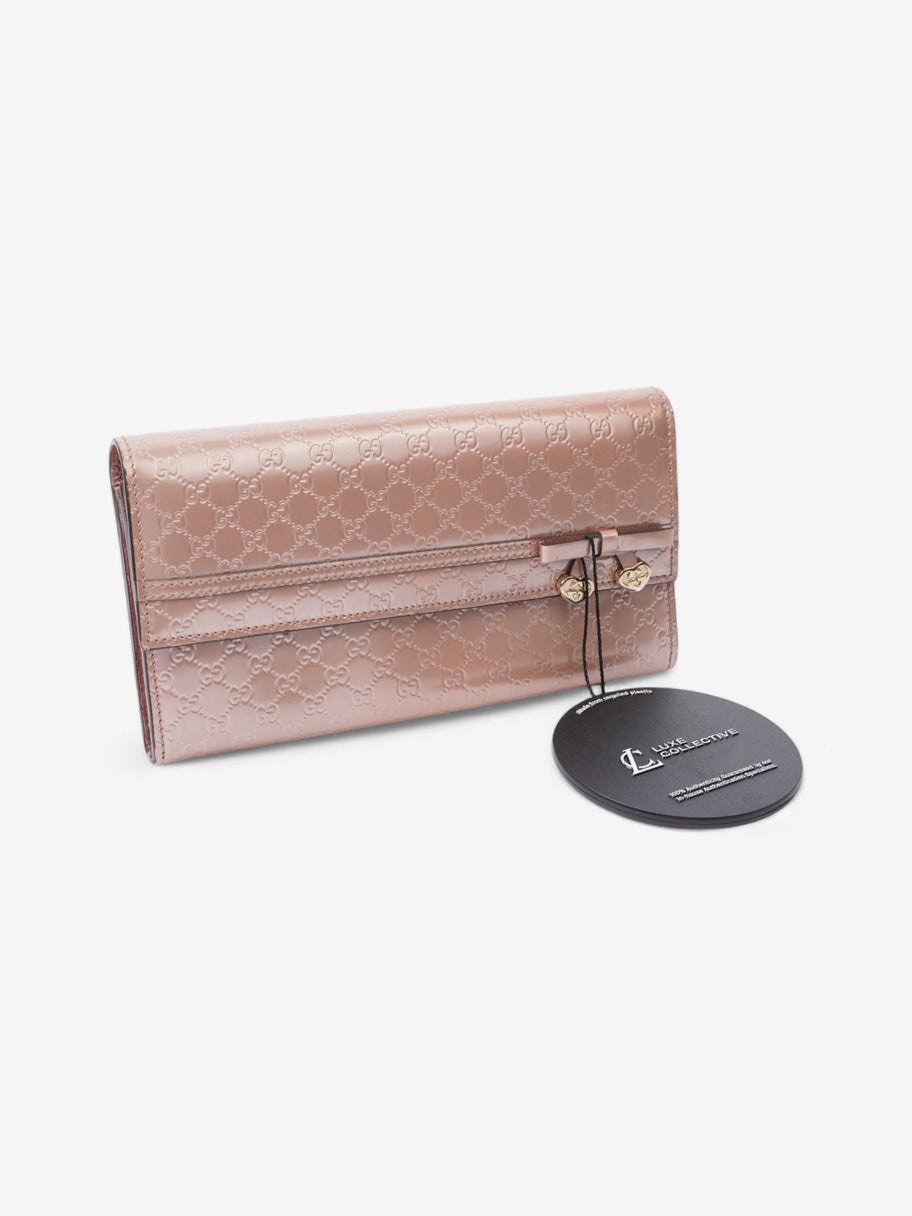Gucci Long wallet Pink Leather Image 6