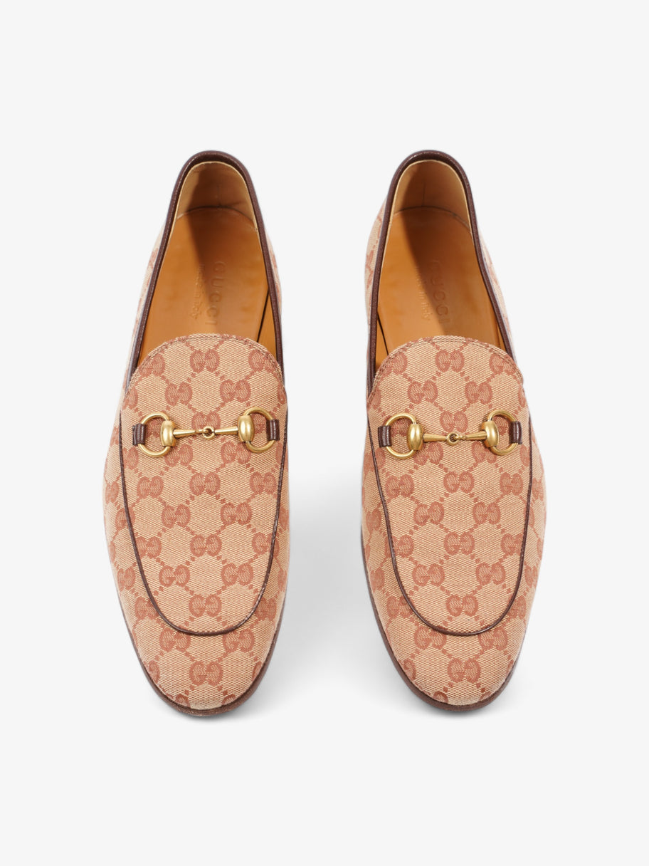 Jordan GG Loafers Beige Monogram / Brown Canvas EU 43.5 UK 9.5 Image 8