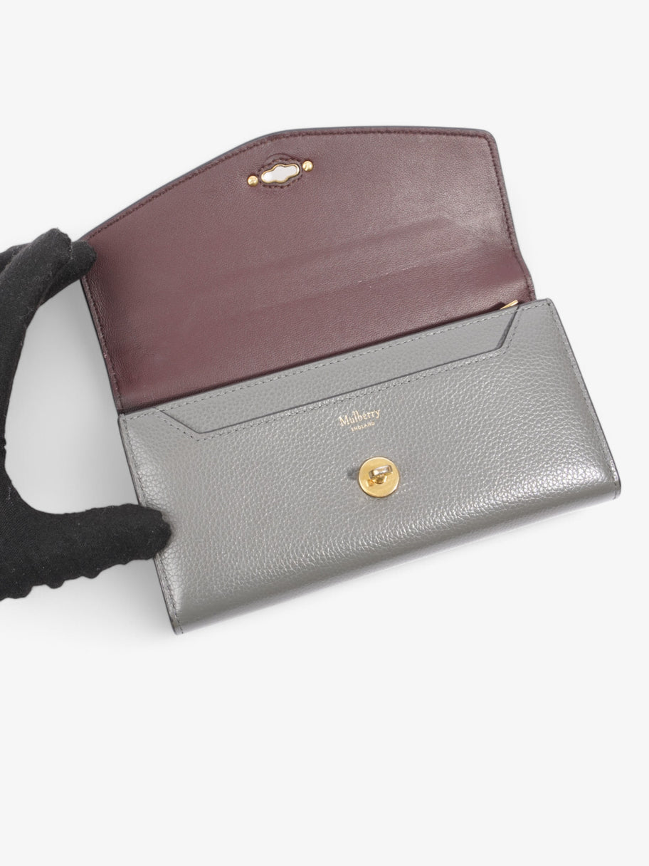 Mulberry Darley Classic Grain Wallet Grey Leather Image 3