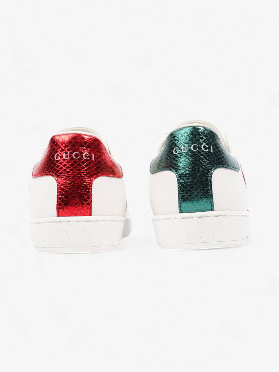 Gucci Ace Sneakers with Hearts White / Red / Green Leather EU 38.5 UK 5.5 Image 6