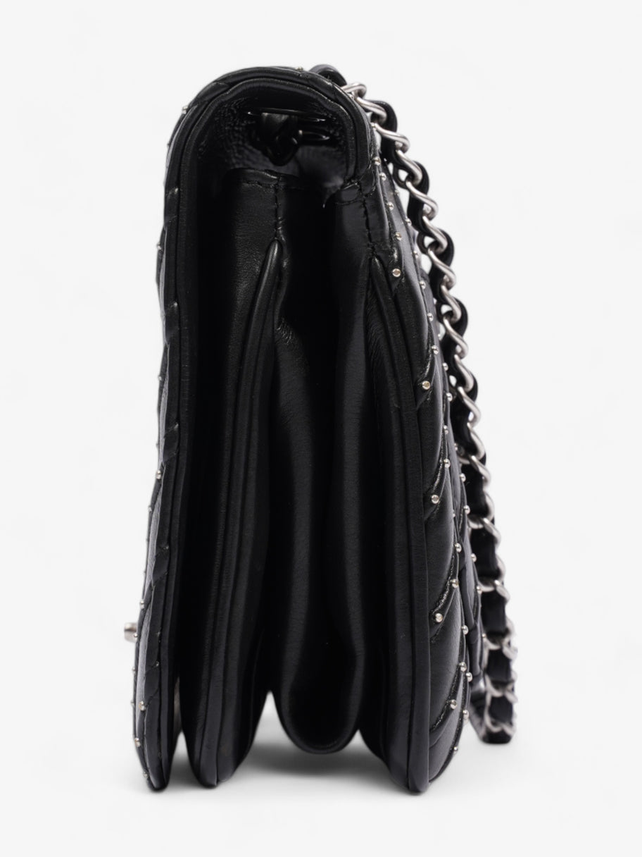 Chanel Stud Wars Flap Bag Black Calfskin Leather Image 3