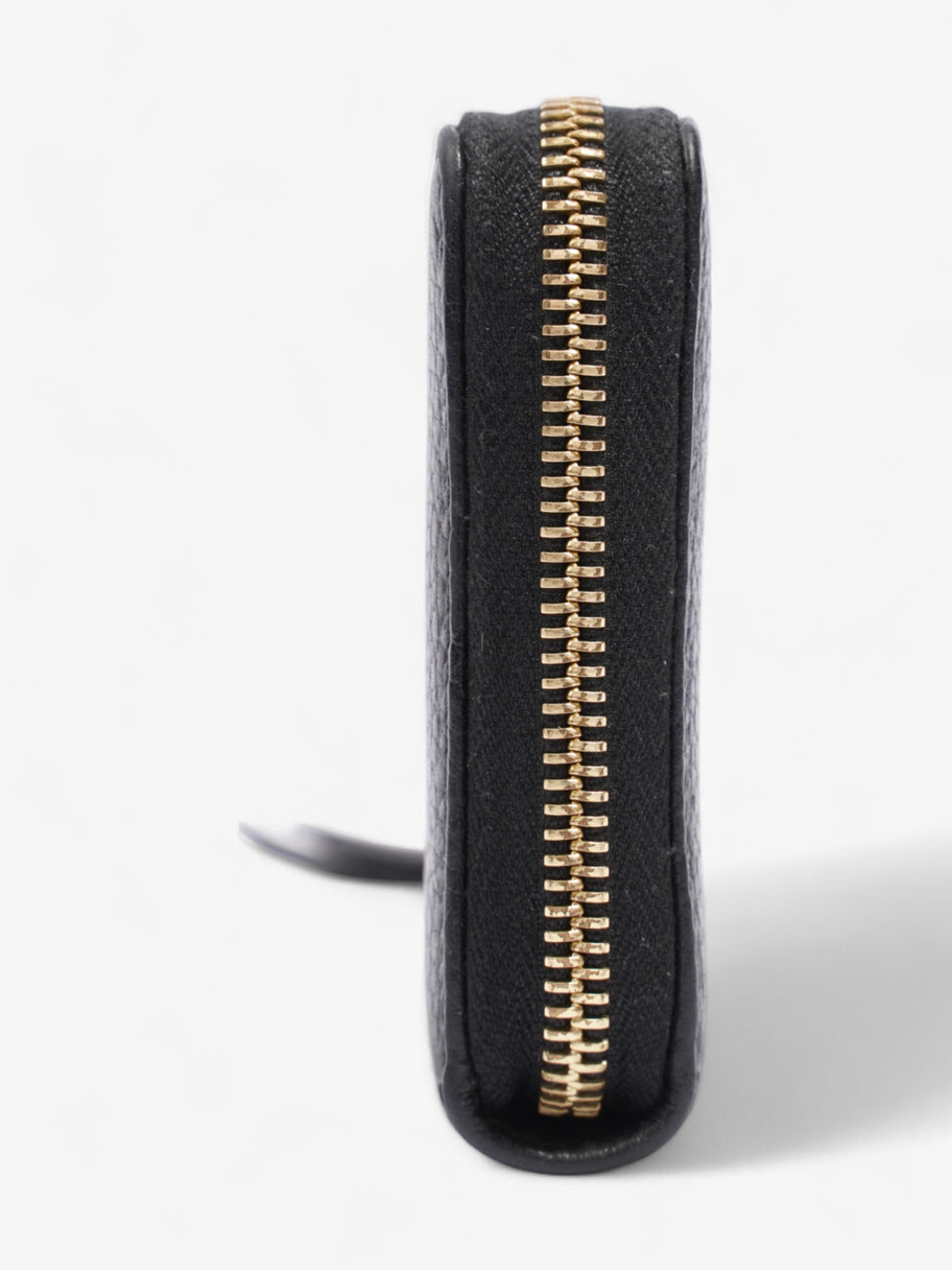 Gucci GG Marmont Zip Around Wallet Black / Gold Leather Image 3