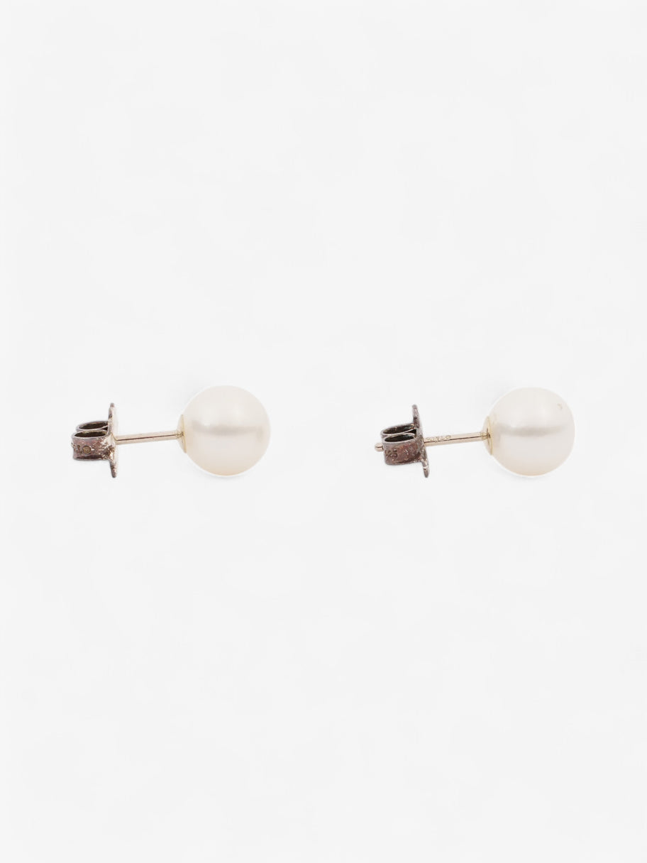 Tiffany and Co Pearl Earrings Pearl / Silver Silver Sterling Image 2