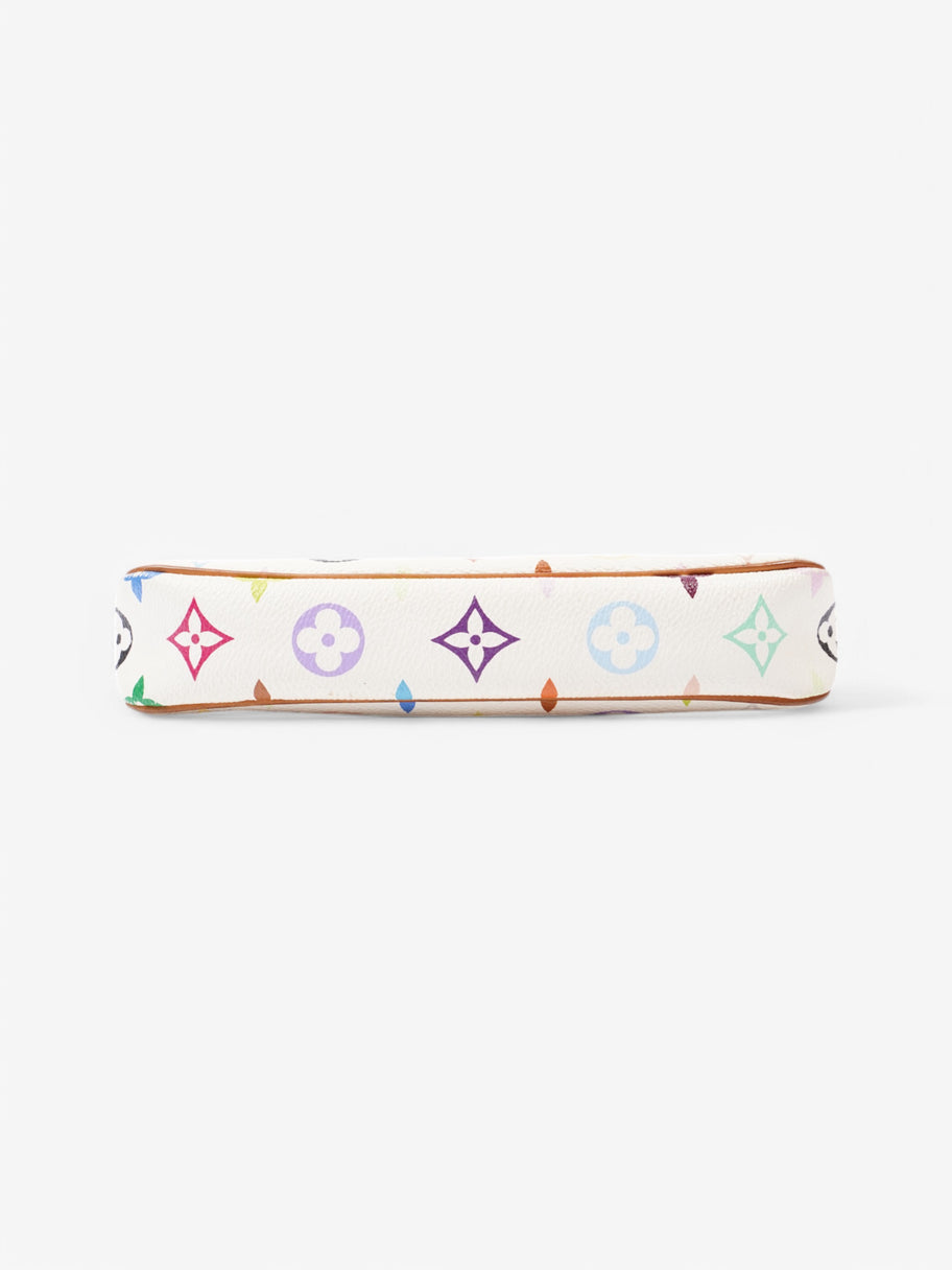 Louis Vuitton Pochette Accessoires White  / Multicolour Coated Canvas Image 6