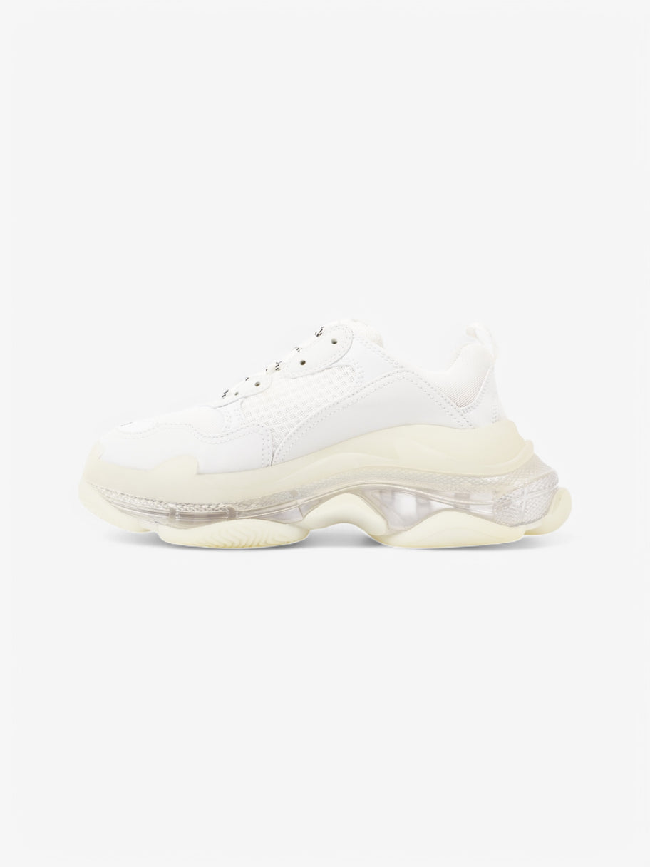 Balenciaga Triple S Clear Sole White  / Black Mesh EU 38 UK 5 Image 3