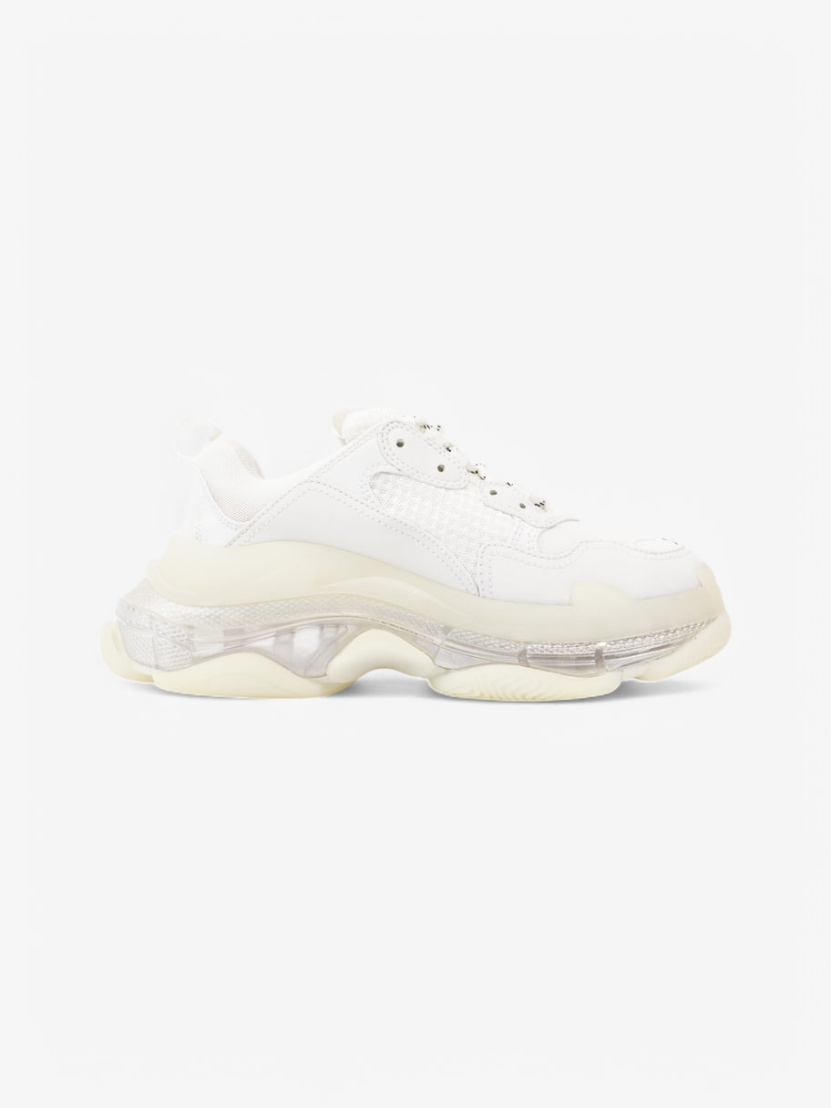 Balenciaga Triple S Clear Sole White  / Black Mesh EU 38 UK 5 Image 4