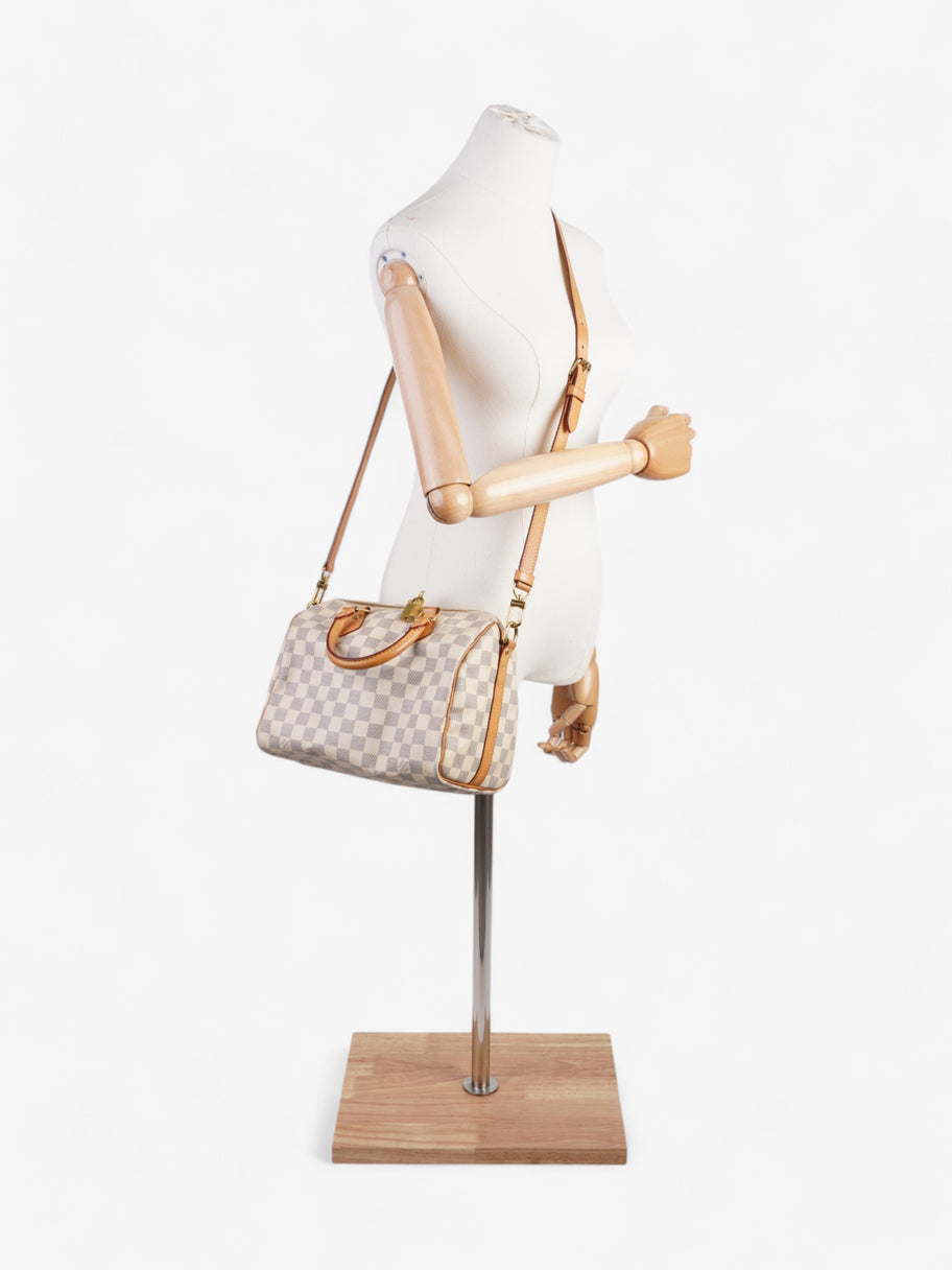 Louis Vuitton Speedy Bandoulière Damier Azur Coated Canvas 25 Image 2