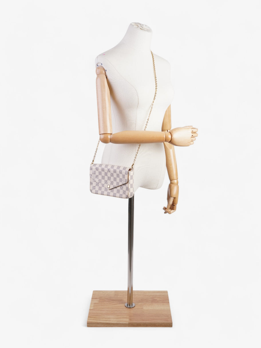 Louis Vuitton Pochette Felicie Damier Azur Coated Canvas Image 2