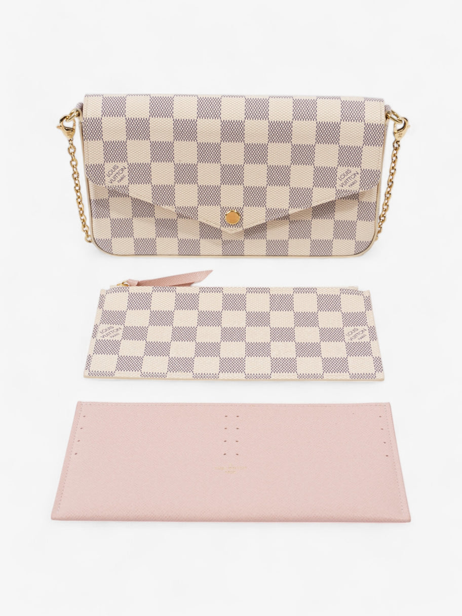Louis Vuitton Pochette Felicie Damier Azur Coated Canvas Image 3