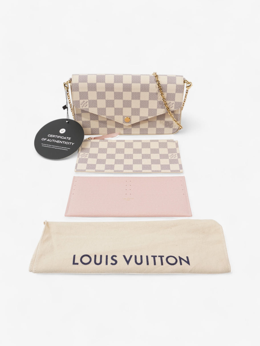 Louis Vuitton Pochette Felicie Damier Azur Coated Canvas Image 10