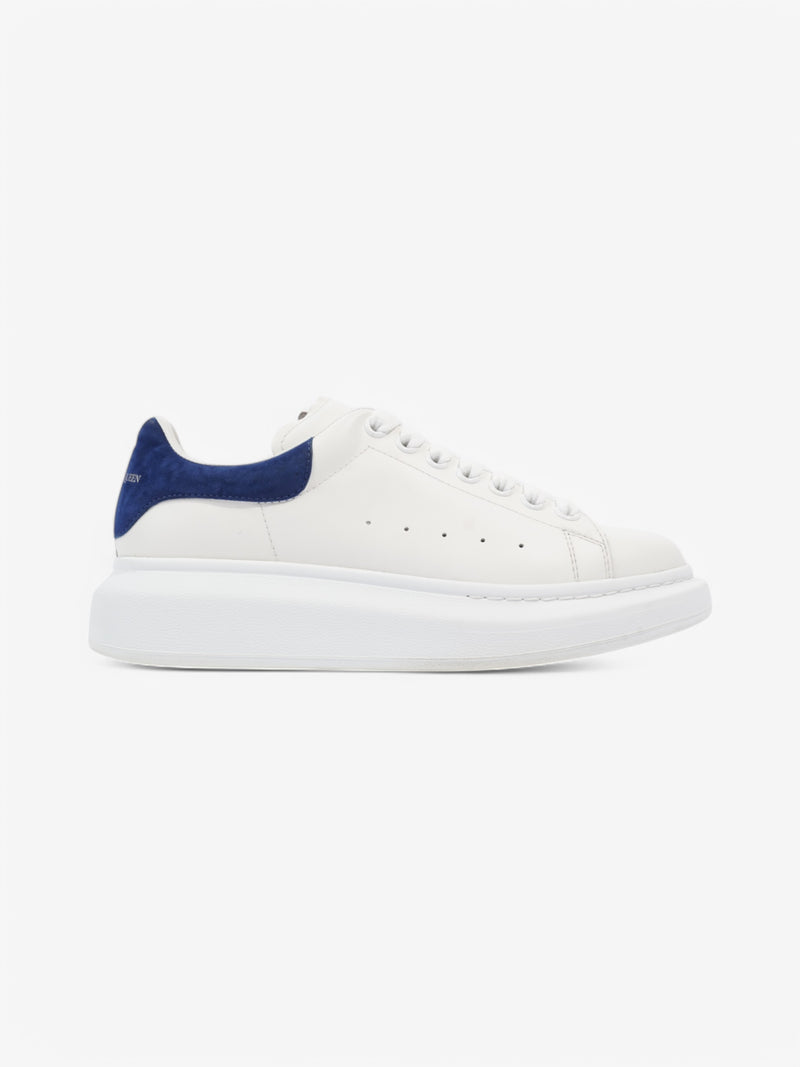  Alexander McQueen Oversized Sneakers White  / Blue Tab Leather EU 40 UK 7