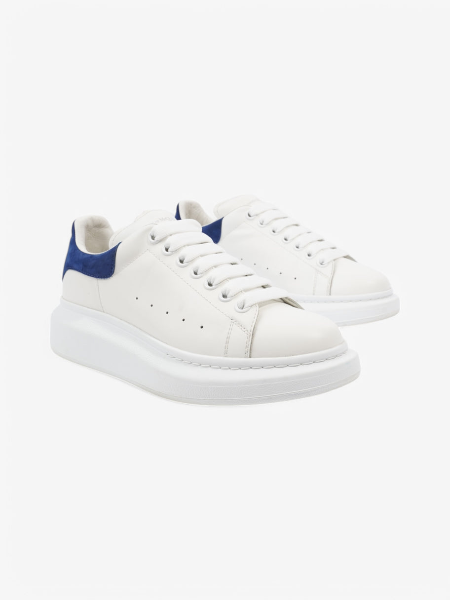 Alexander McQueen Oversized Sneakers White  / Blue Tab Leather EU 40 UK 7 Image 2