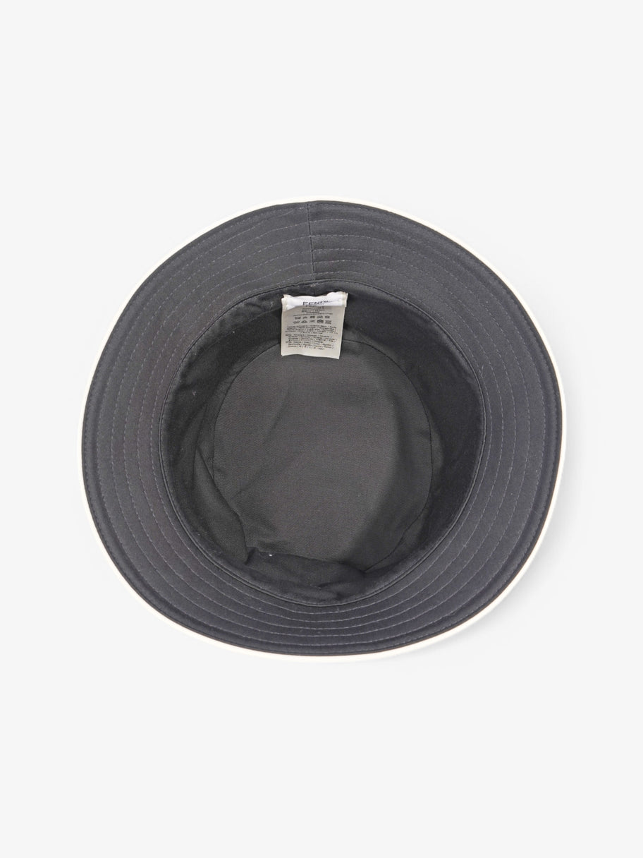 Fendi FF Bucket Hat Brown Canvas M Image 8