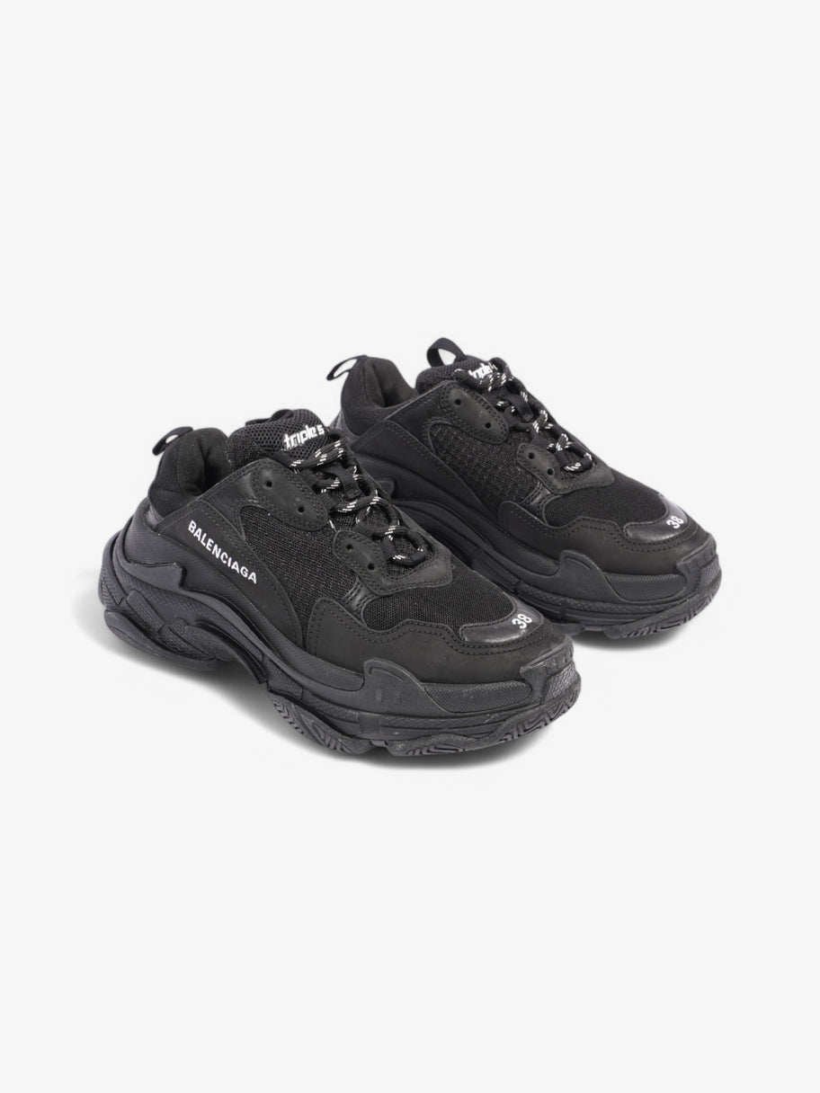 Balenciaga Triple S Black / White Mesh EU 38 UK 5 Image 2