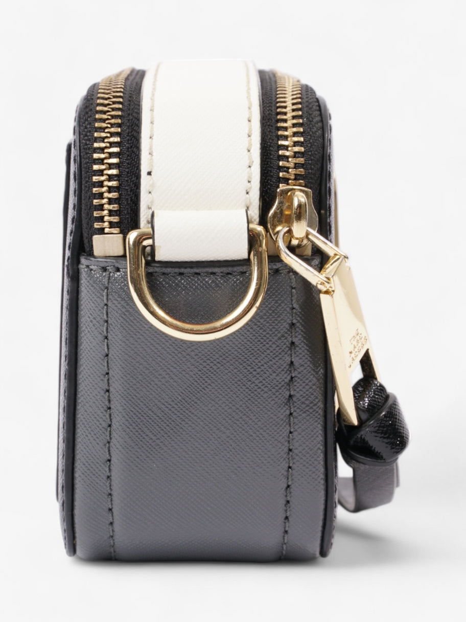 Marc Jacobs The Snapshot Bag Black / Grey / White Leather Image 15