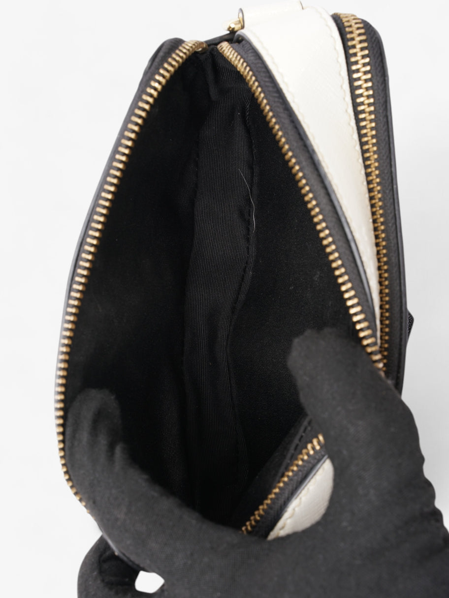 Marc Jacobs The Snapshot Bag Black / Grey / White Leather Image 18