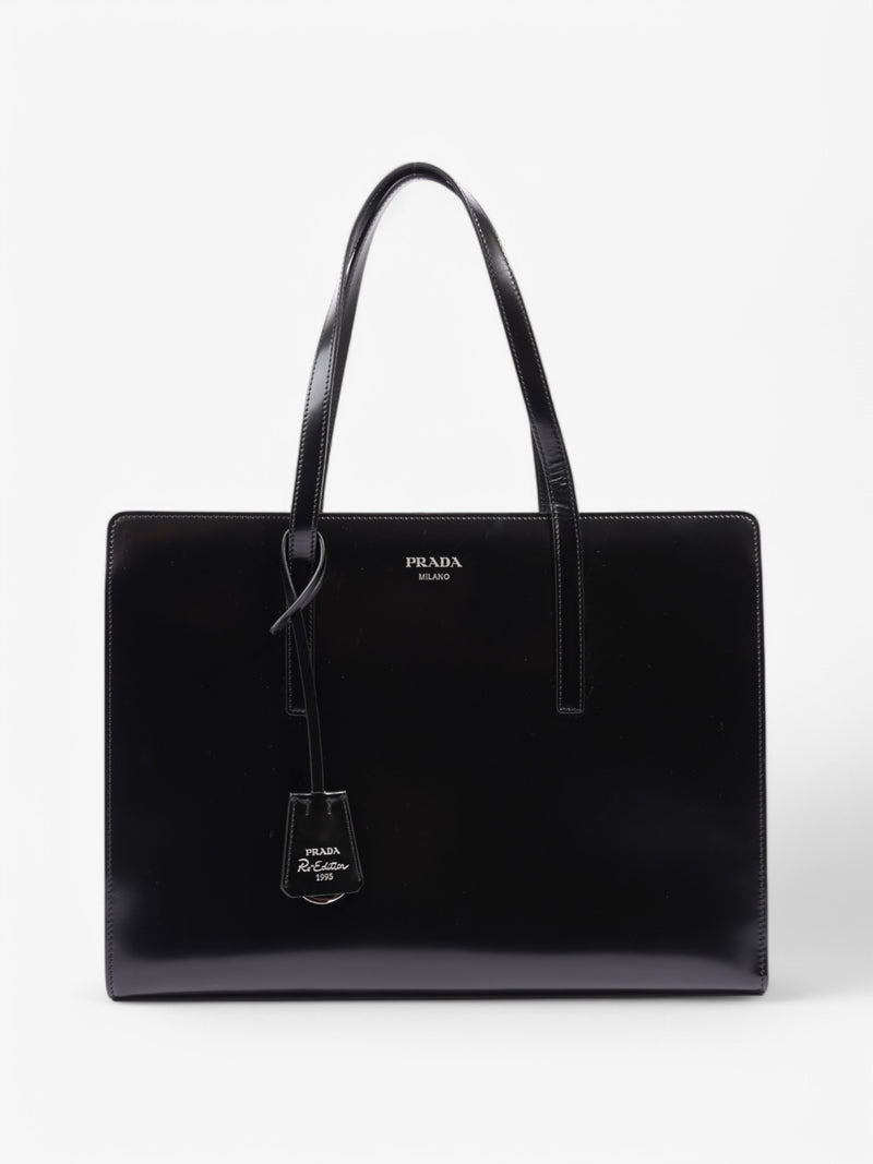  Prada Re-Edition 1995 Black Patent Leather Medium