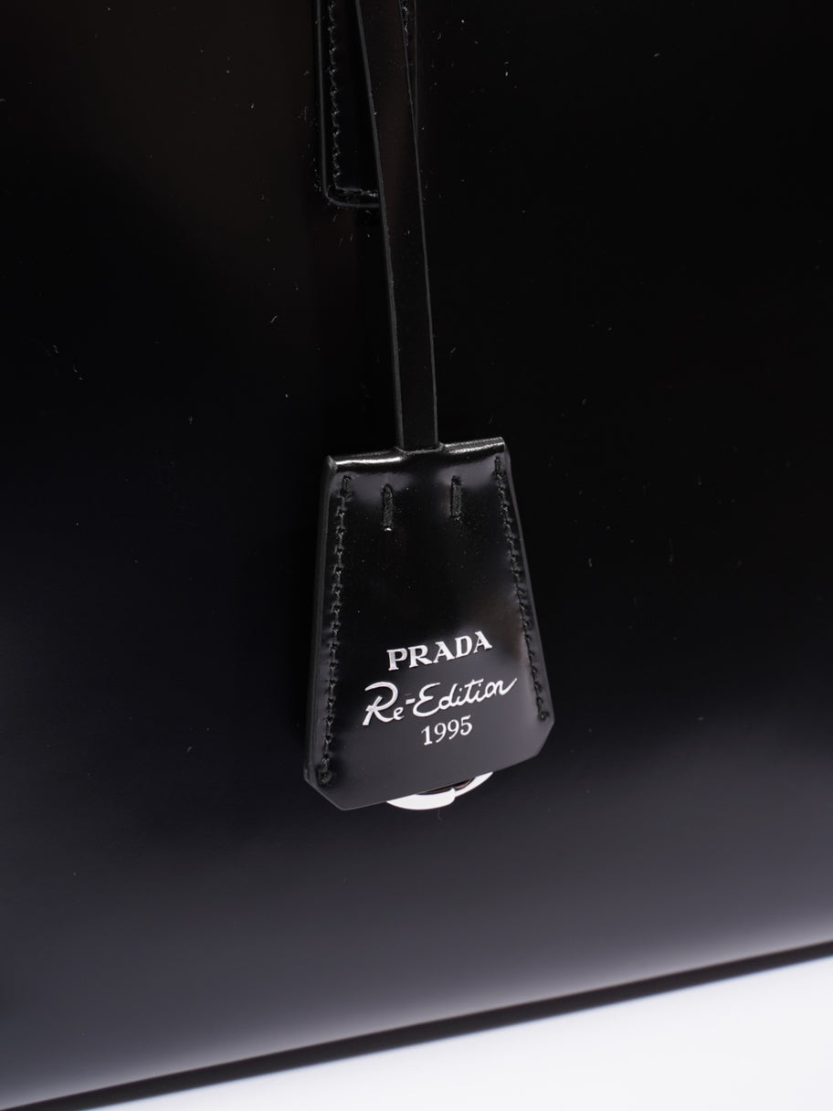 Prada Re-Edition 1995 Black Patent Leather Medium Image 7