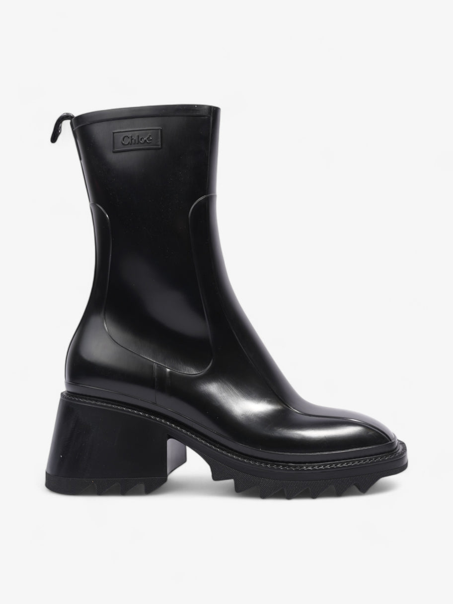 Chloe Betty Boots Black Rubber EU 41 UK 8 Image 1