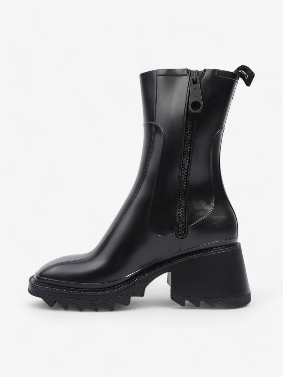 Chloe Betty Boots Black Rubber EU 41 UK 8 Image 3