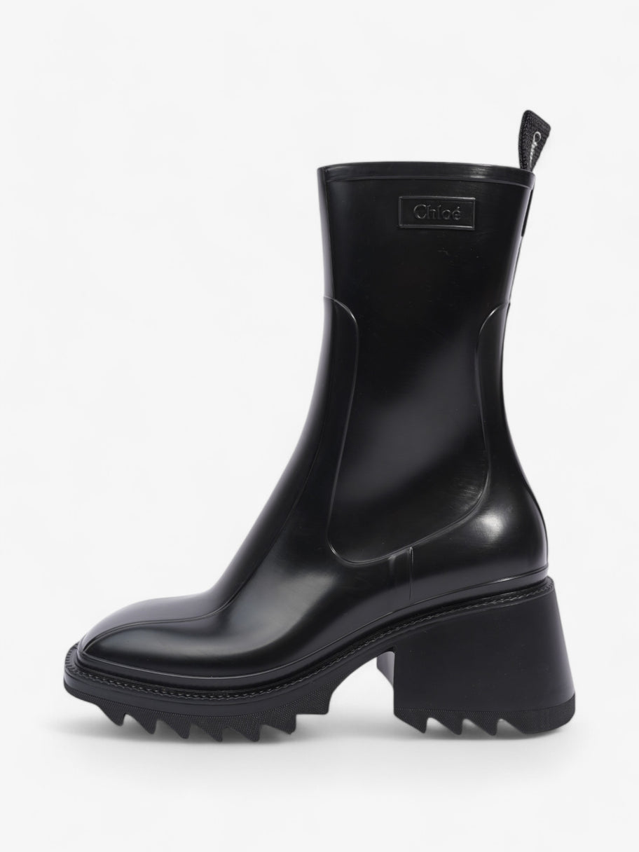 Chloe Betty Boots Black Rubber EU 41 UK 8 Image 5