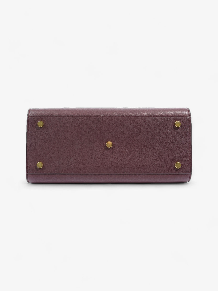 Saint Laurent Sac De Jour Maroon Grained Leather Small Image 6
